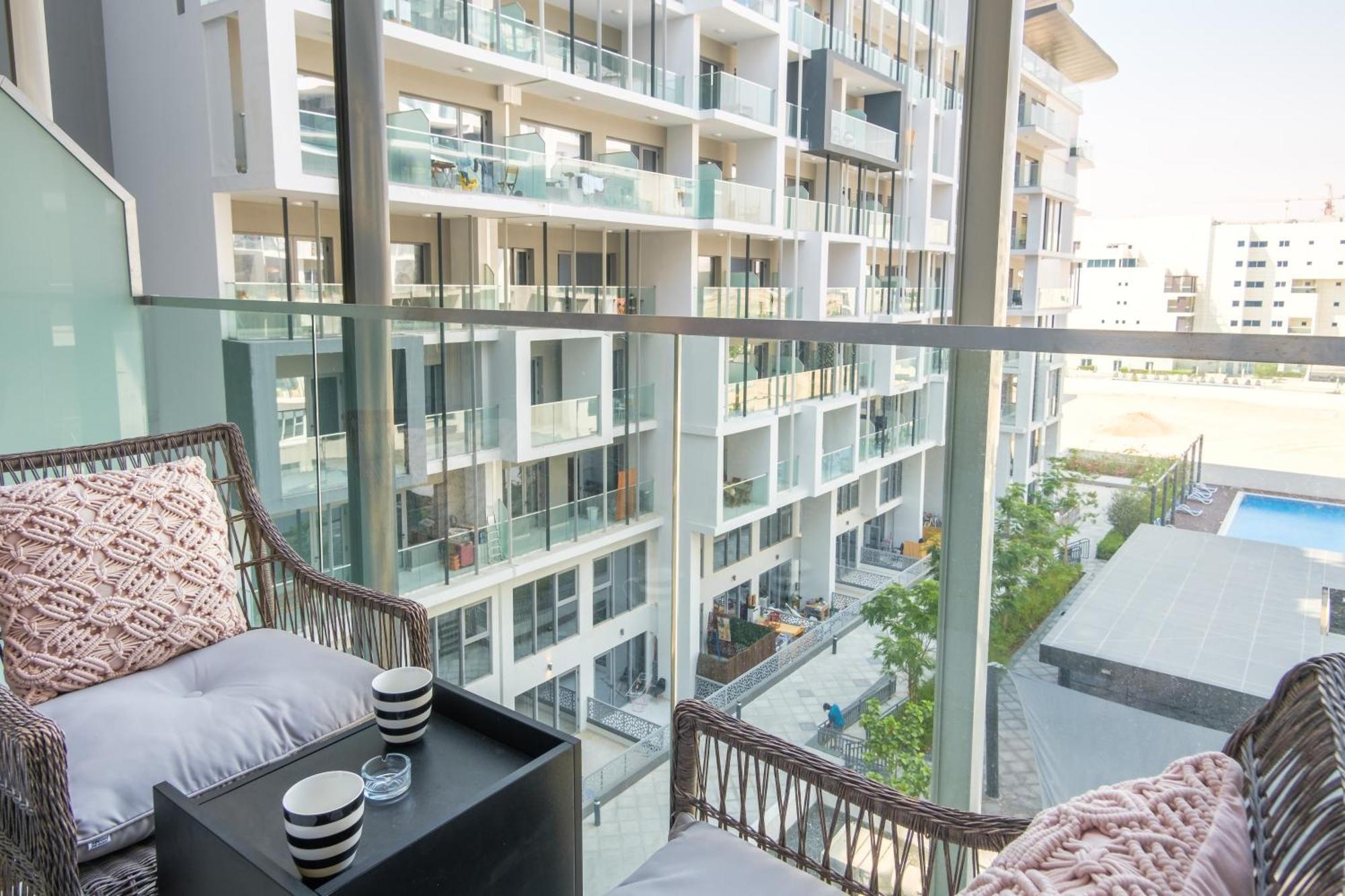 Poolside Charm Apartment Abu Dhabi Luaran gambar